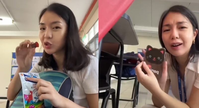 Qiwiie tampil memohon maaf di atas perbuatannya menggeledah beg pelajar tanpa kebenaran. Jelas guru berkenaan, video itu hanya sekadar konten