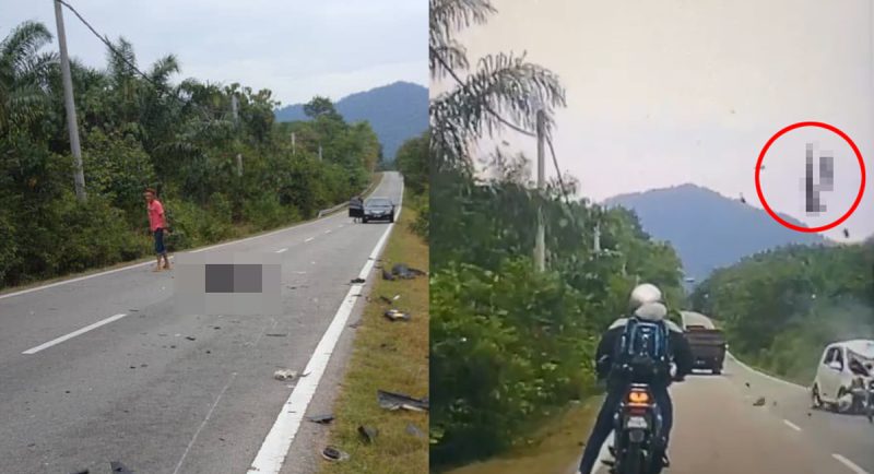 Penunggang motosikal maut selepas motosikalnya merempuh kereta dari arah bertentangan, semasa dalam perjalanan balik ke kampung