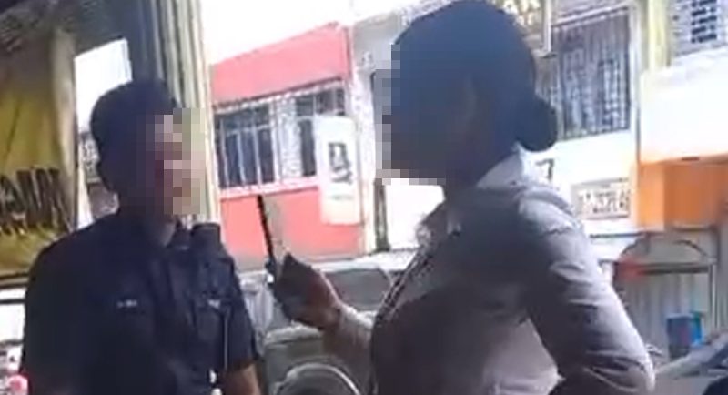 Pegawai kanan polis tengking anggota bawahan, polis telah membuka kertas siasatan di bawah Seksyen 506 Kanun Keseksaan (Ugutan).