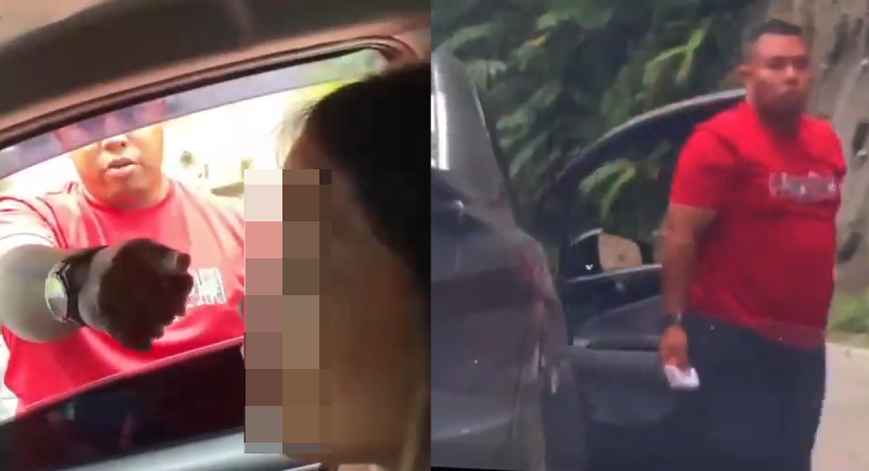 Video seorang lelaki tunjal kepala pemandu wanita yang didakwa memandu secara berbahaya, mengundang pelbagai reaksi orang ramai.