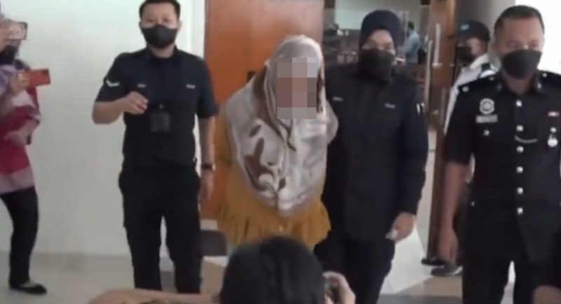 Seorang wanita berusia 33 tahun ditahan polis kerana didakwa melakukan amang seksual fizikal terhadap dua anak lelakinya.