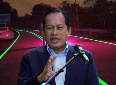 projek lorong glow-in-the-dark