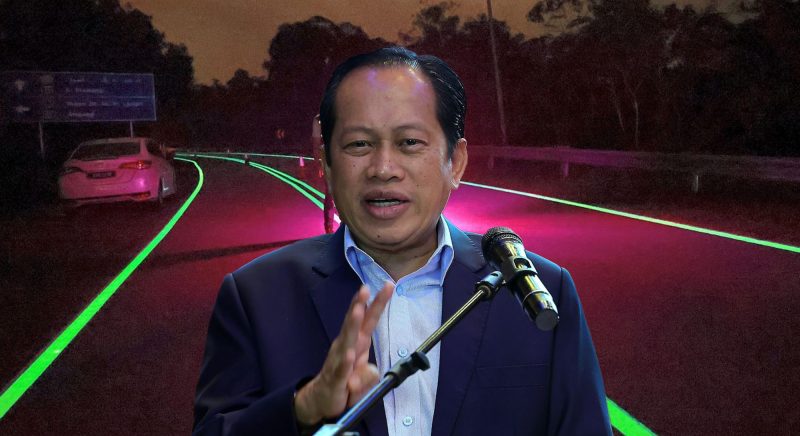 projek lorong glow-in-the-dark