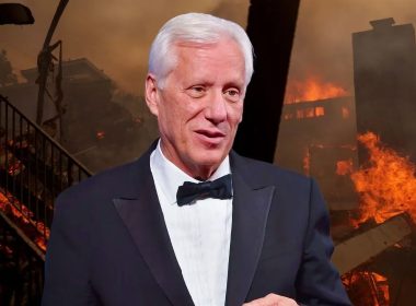 James Woods kebakaran rumah