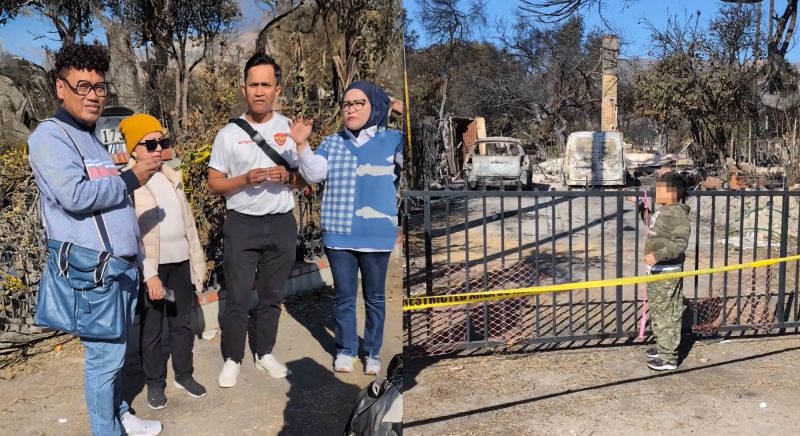Selebriti Indonesia dikecam, rakam video rumah terbakar di L.A tanpa izin pemilik