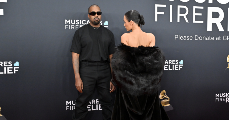 Kanye West Bianca Censori Grammys
