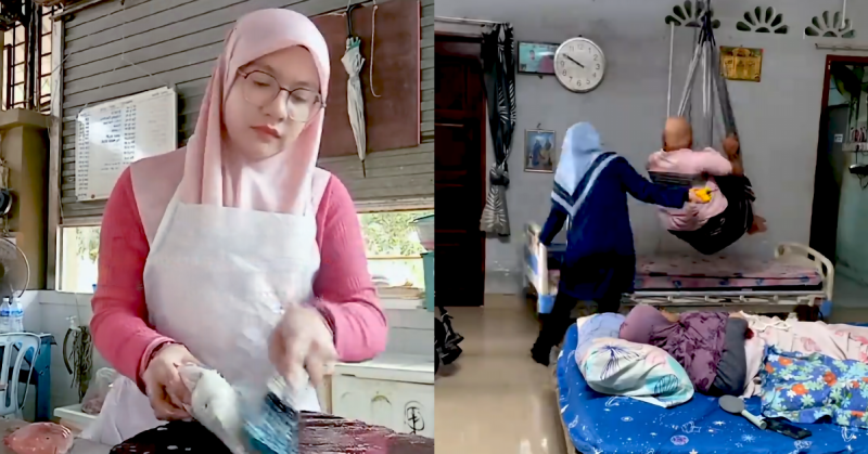 Kerja di kampung jaga ibu bapa