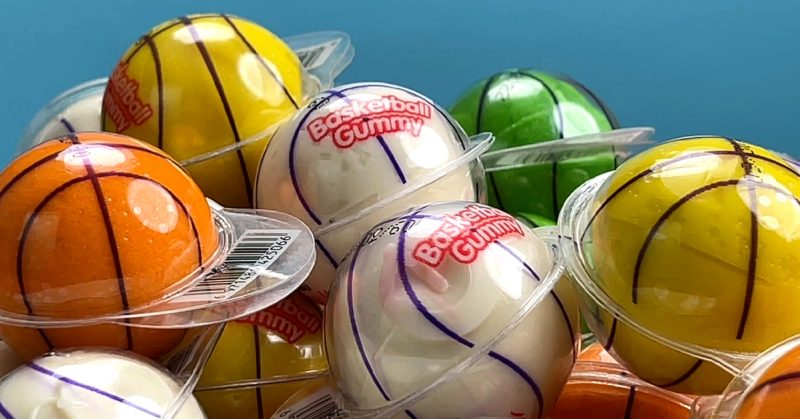 Gummy original basketball soft candy's