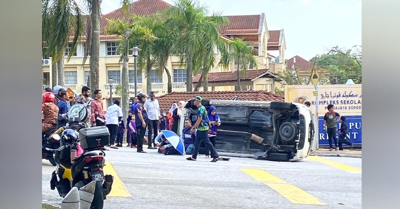 Murid sekolah dilanggar