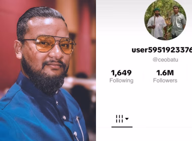 Profil CEO Batu dan akaun TikTok lama yang mempunyai 1.6 juta pengikut