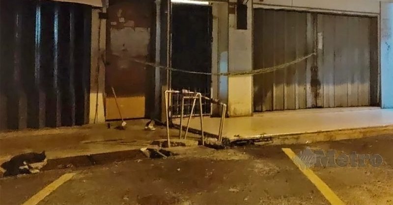 Gambar lokasi kejadian di Bachok.