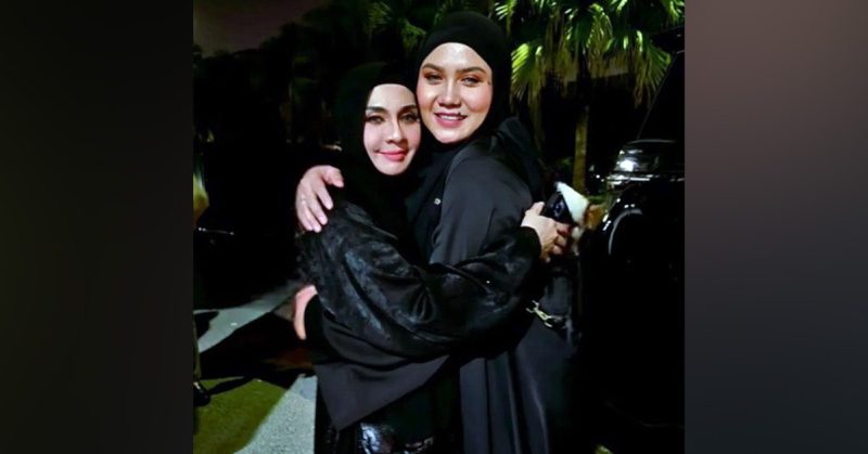 Zizi KIrana bersama adiknya, Nur Nazielah