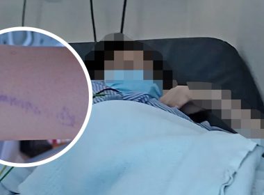 Pelajar perempuan terbaring di hospital selepas dibuli dan dipaksa makan makanan pedas, dengan tulisan hina ditemui di tangannya.