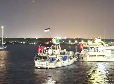 Gambar flotila kemanusiaan Global Sumud Flotilla yang sedang belayar menuju Gaza, kini memasuki zon berisiko tinggi.