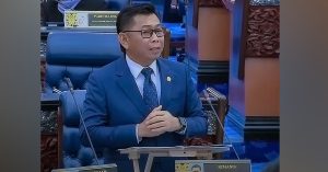 Datuk Mohamad Alamin bercakap di Dewan Rakyat menegaskan Malaysia perlu bersikap objektif terhadap Pelan 20 yang dicadangkan Donald Trump bagi mencapai perdamaian di Palestin.