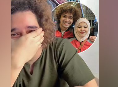 Nadzmi Adhwa sebak titip semangat buat Ardell Aryana dalam misi Global Sumud Flotilla.