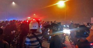 Keadaan panik selepas letupan mercun di Paya Besar