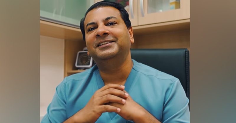 Dr. Abdul Gafoor Abdul Mubarak memberikan penerangan berkenaan isu tular.