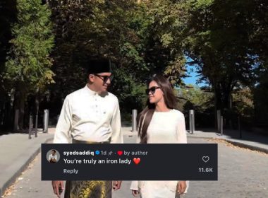 Syed Saddiq meninggalkan komen manis untuk Bella Astillah, peminat BASS lega.