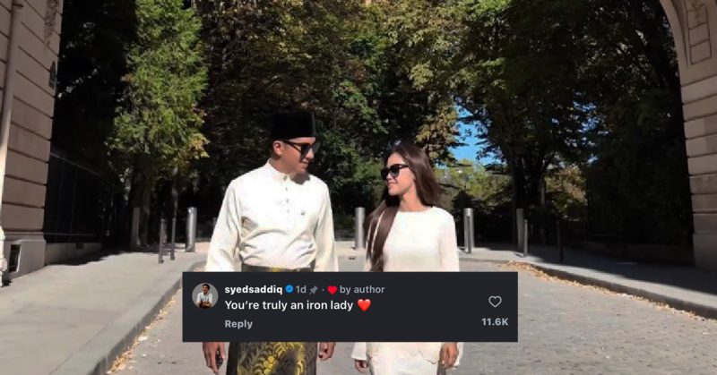 Syed Saddiq meninggalkan komen manis untuk Bella Astillah, peminat BASS lega.