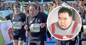 Fei Mao tamatkan larian 10km pada usia 74 tahun dengan bimbingan Chow Yun Fat