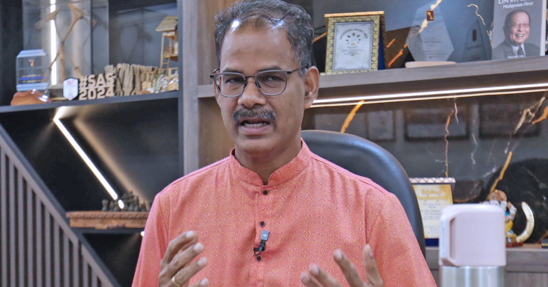 Kuil sebagai tempat ibadat yang melambangkan sensitiviti agama dan keharmonian masyarakat majmuk