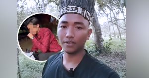 Lelaki Orang Asli mengulas mengenai adab dan hormat ketika kunjungan pempengaruh ke kampung suku Batek di Pahang.