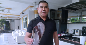 Jamal Yunos bercakap kepada media di kediamannya di Ampang berhubung kos penghakiman tertunggak kepada Teresa Kok