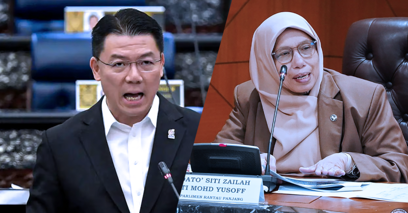 Siti Zailah Yusoff memberi kenyataan mengenai penggunaan istilah Islam dan isu Nga Kor Ming di Parlimen, berkaitan kontroversi “jom masuk Islam”.