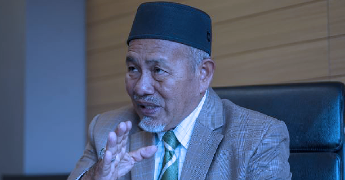 Tuan Ibrahim Tuan Man mengulas tindakan DBKL menutup reruai Street Dakwah MRM di Bukit Bintang.