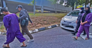 Pelakon wanita dan suaminya dibawa polis bagi membantu siasatan kes penipuan pelaburan penjualan lembu.