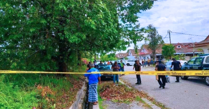 Lelaki dipercayai pelajar IPT ditemui meninggal dunia dalam longkang di Taman Menglembu Impiana Adril, Ipoh.