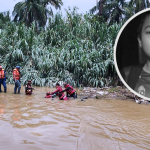 Pasukan bomba dan penyelamat menjalankan operasi mencari dan mengangkat mayat kanak-kanak di Sungai Buloh