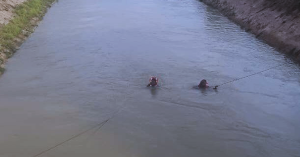 Operasi menyelamat kanak-kanak lemas di Terusan Sungai Dua, Bertam oleh pasukan bomba