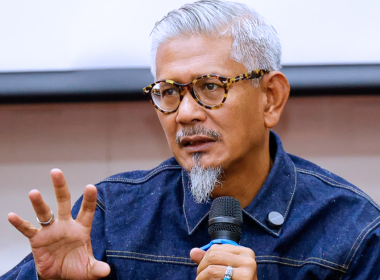 Aktivis Malaysia Zainal Rashid Ahmad menyampaikan kenyataan berkaitan misi Global Sumud Flotilla (GSF) 2.0