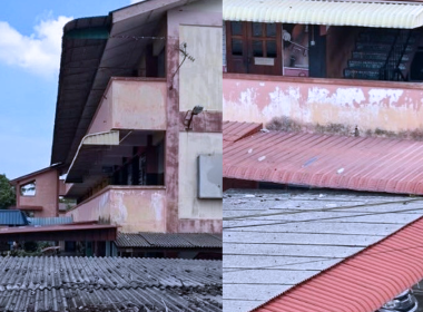 Murid Tahun Lima dipercayai terjatuh dari bangunan sekolah di Batu Berendam ketika cuba mengambil kasut di atas bumbung.