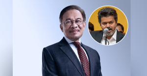 Perdana Menteri Malaysia mengucapkan tahniah kepada Vijay yang dilantik sebagai Ketua Menteri Tamil Nadu.