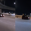 Kenderaan warga emas dipandu lawan arus di Lebuhraya DASH menyebabkan pengguna jalan raya membunyikan hon sebagai amaran.