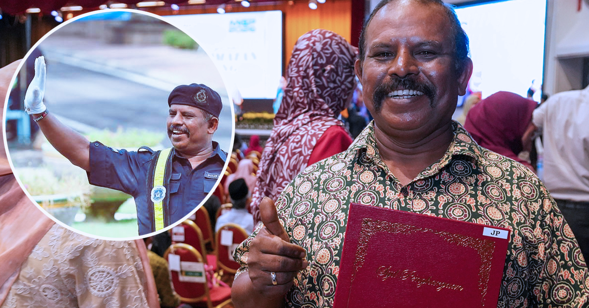 Anggota Polis Bantuan UPM dikenali sebagai Uncle Sri