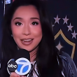 Wartawan ABC7 Abigail Velez dalam siaran langsung sebelum kontroversi kenyataan terhadap Bosnia tular