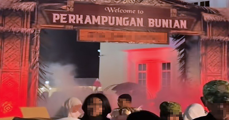 Majlis hari lahir bertema Perkampungan Bunian yang tular di media sosial