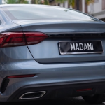 Kereta dengan nombor pendaftaran khas MADANI yang berkaitan kes hak cipta melibatkan JPJ di Mahkamah Tinggi Kuala Lumpur.