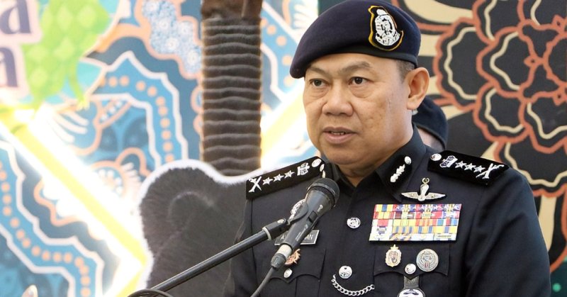 Ketua Polis Johor Datuk Ab Rahaman Arsad ketika sidang media mengenai kes bayi perempuan maut di Kluang.