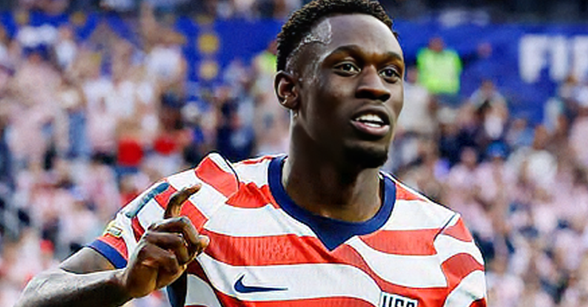 Folarin Balogun pemain Amerika Syarikat dibenarkan beraksi menentang Belgium.
