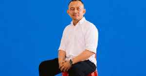 Dr Maszlee Malik menyampaikan ucapan selepas kemenangan di DUN Puteri Wangsa pada PRN Johor.