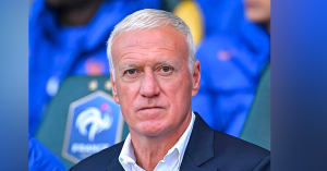 Didier Deschamps bercakap kepada media selepas Perancis tewas kepada Sepanyol dalam aksi separuh akhir Piala Dunia