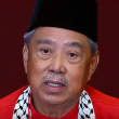 Tan Sri Muhyiddin Yassin Presiden Bersatu ketika memberi kenyataan mengenai isu Perikatan Nasional dan kerjasama dengan UMNO