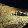 Kereta Toyota Prius terjatuh ke dalam gaung di tapak projek pembinaan culvert di KM41 Jalan Kota Bharu–Kuala Krai, Machang.