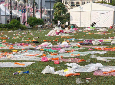 Hannah Yeoh kecewa melihat keadaan Dataran Merdeka dipenuhi sampah selepas tayangan final Piala Dunia