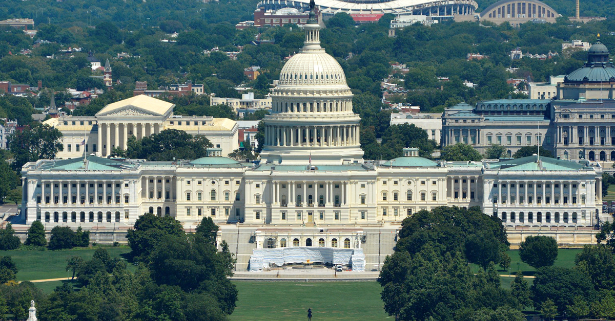 Bangunan Capitol AS di Washington DC, lokasi Kongres Amerika Syarikat
